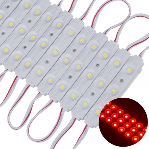Red 0.72 Watts LED modules light 3LEDs for light box sign letters (200pcs)