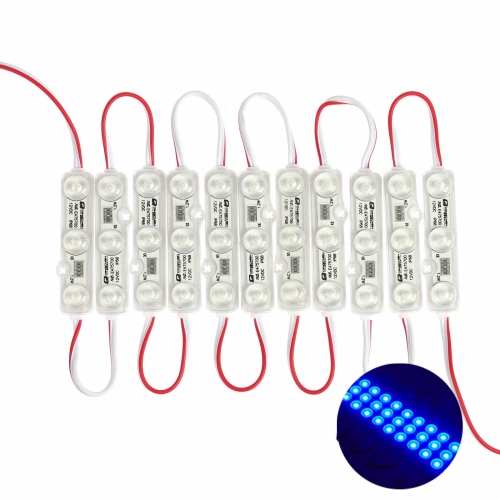 12V DC BLUE  led module 1.2W 50PCS/strings  for Letter  Advertising Signs (100pcs pack)