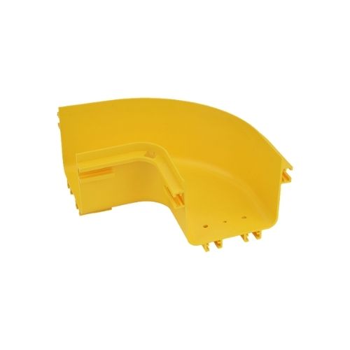 Plastic Optical Cable Tray Horizontal 90° Elbow 120mm Type