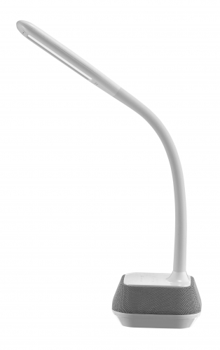 Simple and fashion design Flexible goose neck arm led table lamp with bluetooth speaker