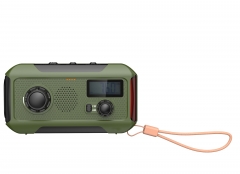 Portable Emergency Light with FM Radio and Power bank function