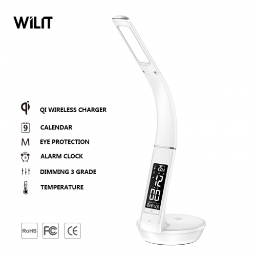 WILIT U13AQ lampe de bureau LED dimmable Station de charge sans fil 5W et  fonction de