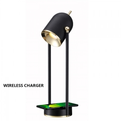 desk lamp,table lamp,metal lamp with wireless charger