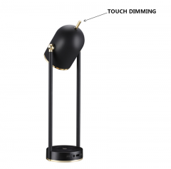 desk lamp,table lamp,metal lamp with wireless charger
