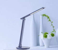 2020 New Eye-Caring Imitation leather foldable arm LED desk lamp