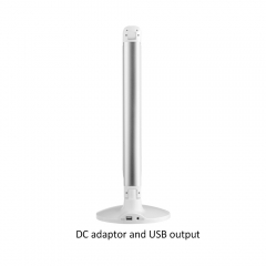 Foldable LED table lamp with 3-C light modes touch dimmer and calendar display