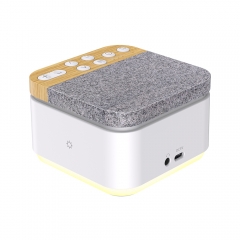 Multifunctional white noise machine with touch dimming night light