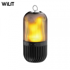 camping BBQ garden Waterproof Flame Atmosphere Lamp With Bluetooth Speaker