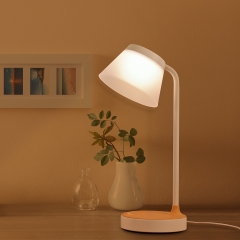 LED table lamp with wireless charger