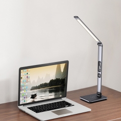 Imitation Rattan LED Desk Lamp with Wireless Charger