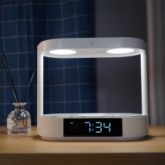 10W Fast Wireless Charger Bedside Night Light and Digital Clock Bedroom FQQ