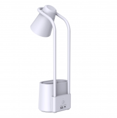 Multi Function LED Desk Lamp With Pen Holder LCD Display and USB Output