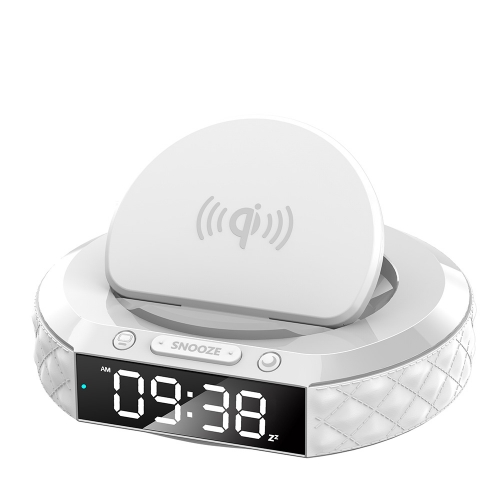 Digital Alarm Clock Bedside Night Light with Wirel...