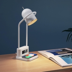 New arrival wireless charging reading desk lamp with pen holder