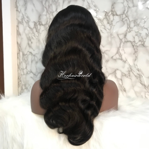 Body Wave Frontal Lace Wig(Natural Black)