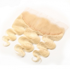 Wholesale  Platinum Blonde #613 Body Wave 13*4 Lace Frontal