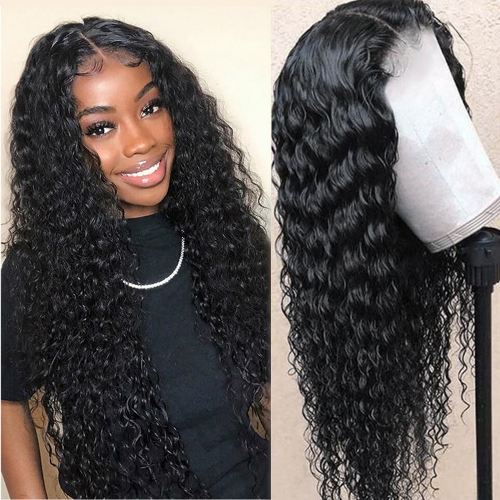 Deep Wave Full 13*4 Frontal Transparet Lace  Wig