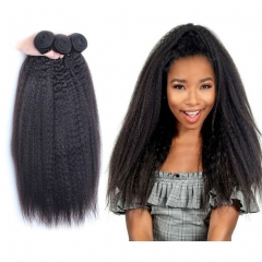 Wholesale Luxury 12A+ Kinky Straight 100% Virgin Human Hair(100grams/bundle)