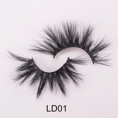 Free Shipping 30 Pairs LD Mink Eyelashes(Style:LD01)