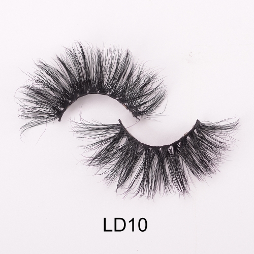 Free Shipping 30 Pairs LD Mink Eyelashes(Style:LD10)