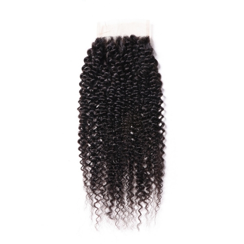 Kinky Curly 4*4 Transparent Lace Closure