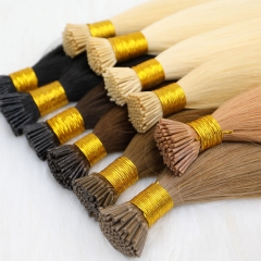 Dark /Light /Mix Color Stick/I Tip Body Wave Hair Extensions (100strands/100grams)