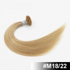 Mix Color #P18/22 Nail/U Tip Straight Hair Extensions (100strands/100grams)