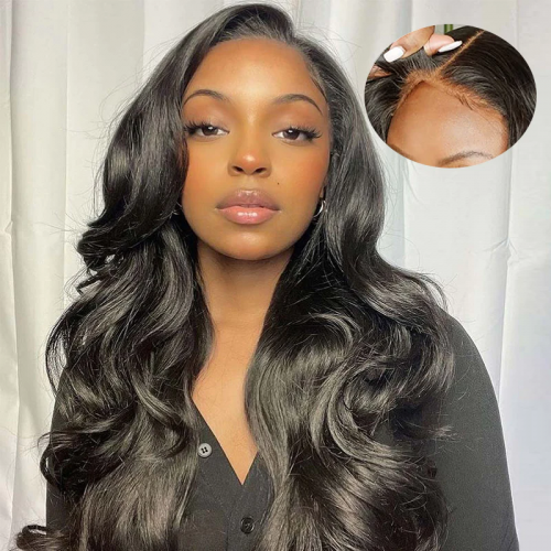 HerHairWorld Wear Go 5x5 Pre Cut Lace Body Wave Wig One Step Install Wig