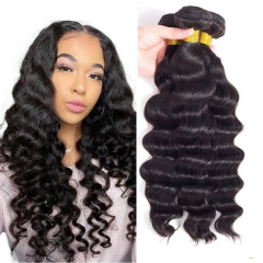 Wholesale Luxury 12A+ Loose Deep Curly 100% Virgin Human Hair(100grams/bundle)