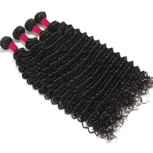 10A Deep Wave 100% Virgin Human Hair Wholesale Bundle (100grams/bundle)