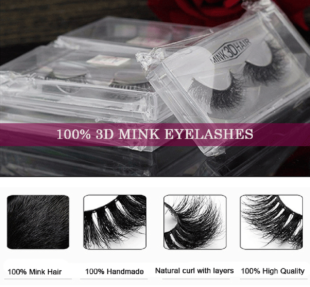 + $9.99 Get 1 3D/LD Mink Eyelashes Sample