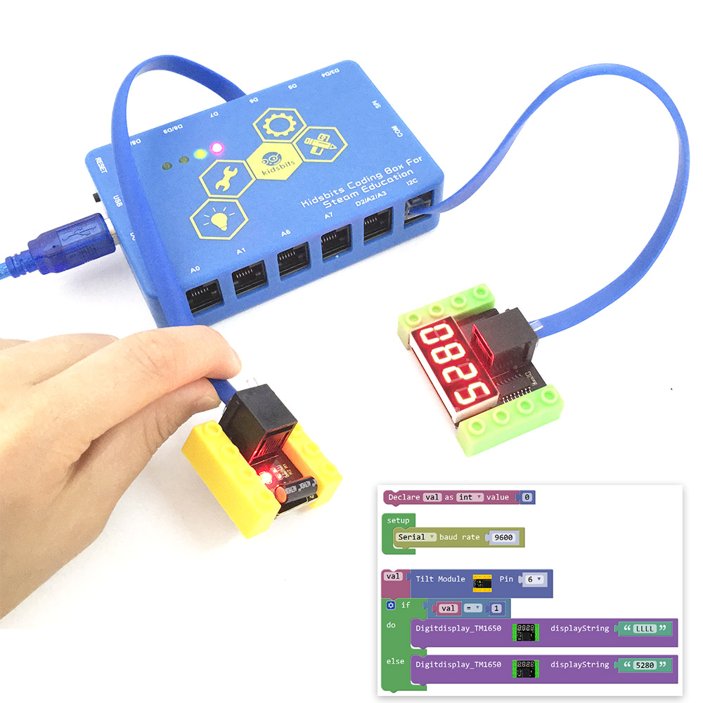 Building Blocks 4-Digit LED Segment Display