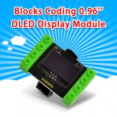 kidsbits Blocks Coding 0.96” OLED Display Module (Black and Eco-friendly)