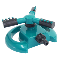 Plastic 3-Arm Garden Water Rotary Sprinkler