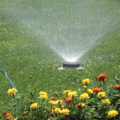Plastic 8 Pattern Yard Water Sprinkler