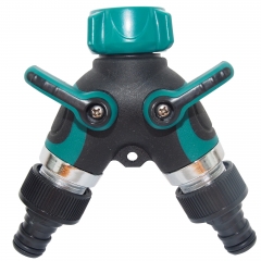 Garen Water Hose 2-Way Tap Connector