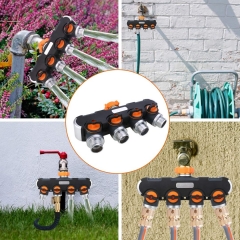 Garden Water Hose 4-Way Splitter