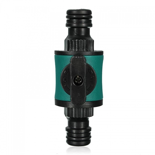 Garden Hose 2-Way Connector with valve