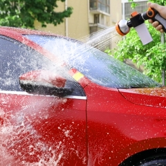 Pistolet à eau savonneuse de jardin en plastique