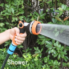 Kunststoff-Gartenspritzpistole mit 10 Mustern