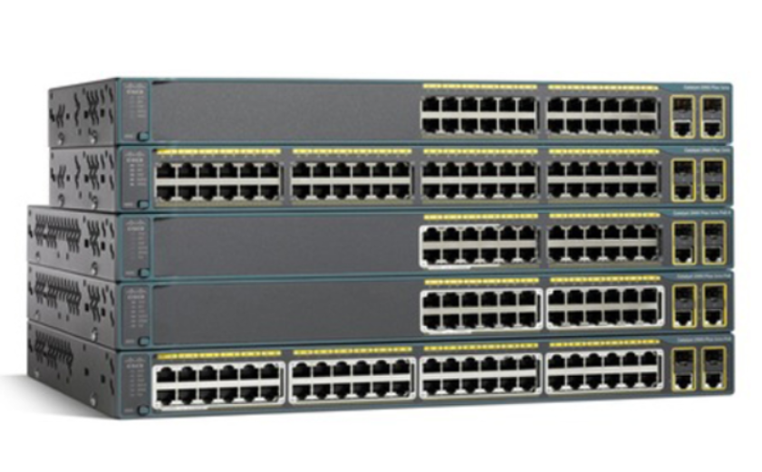 CISCO WS-C2960+48PST-L 48ports 10/100M POE switch managed network ...