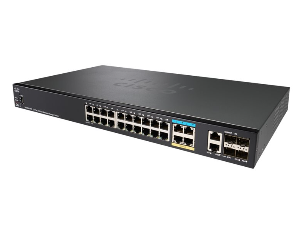 Cisco 350X Series Stackable Managed Switches Cisco SG350X-24PD-K9-CN ...