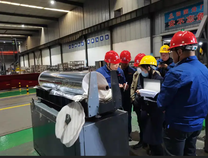 Longding Aluminum successfully passed the first inspection of Yinglian Foods