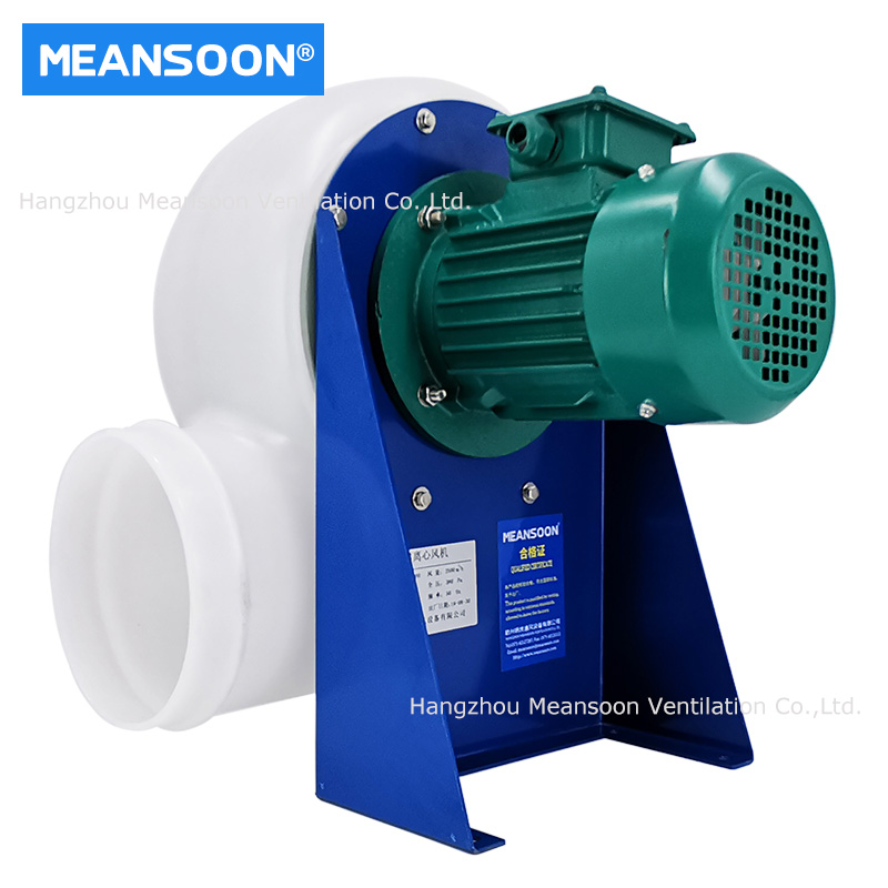 200 1HP Plastic Lab Fume Hood Centrifugal Fan
