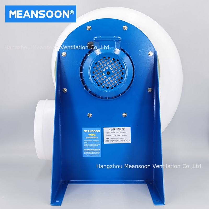 Plastic Corrosion Resistant exhaust fan for chemical laboratory