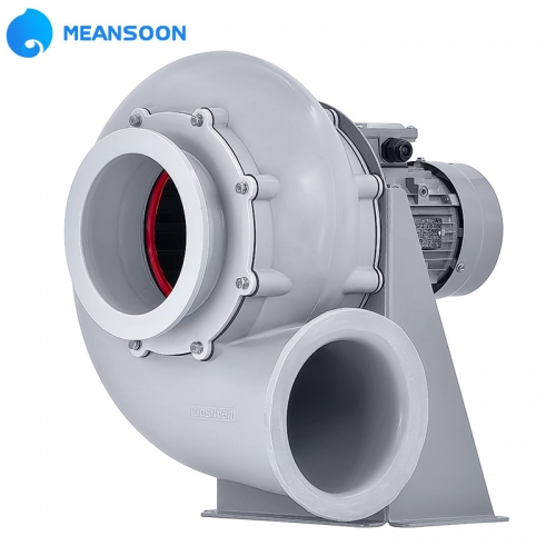 MPCF-160-F4T-FL Corrosion Chemical Resistant Plastic PP Centrifugal Fan Blower for Lab Fume Hood Ventilation