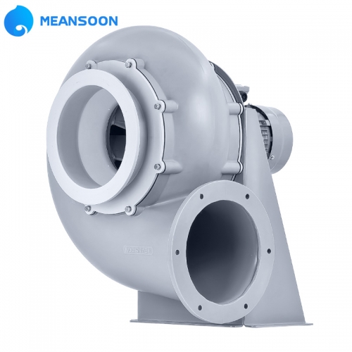 MPCF-200-B2T-FL Flange Type Anti-corrosive Chemical Resistant PP Plastic Centrifugal Fan