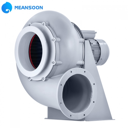 MPCF-250-F4S-FL PP PE Plastic Centrifugal Fan Against Acid and Alkaline Corrosion