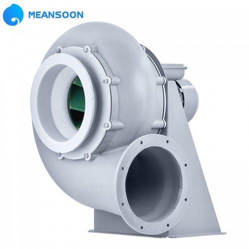 MPCF-250-B2S-FL Sealed Flange Anti-corrosion Plastic PP PE Exhaust Centrifugal Fan for Chemical Resistant Ventilation