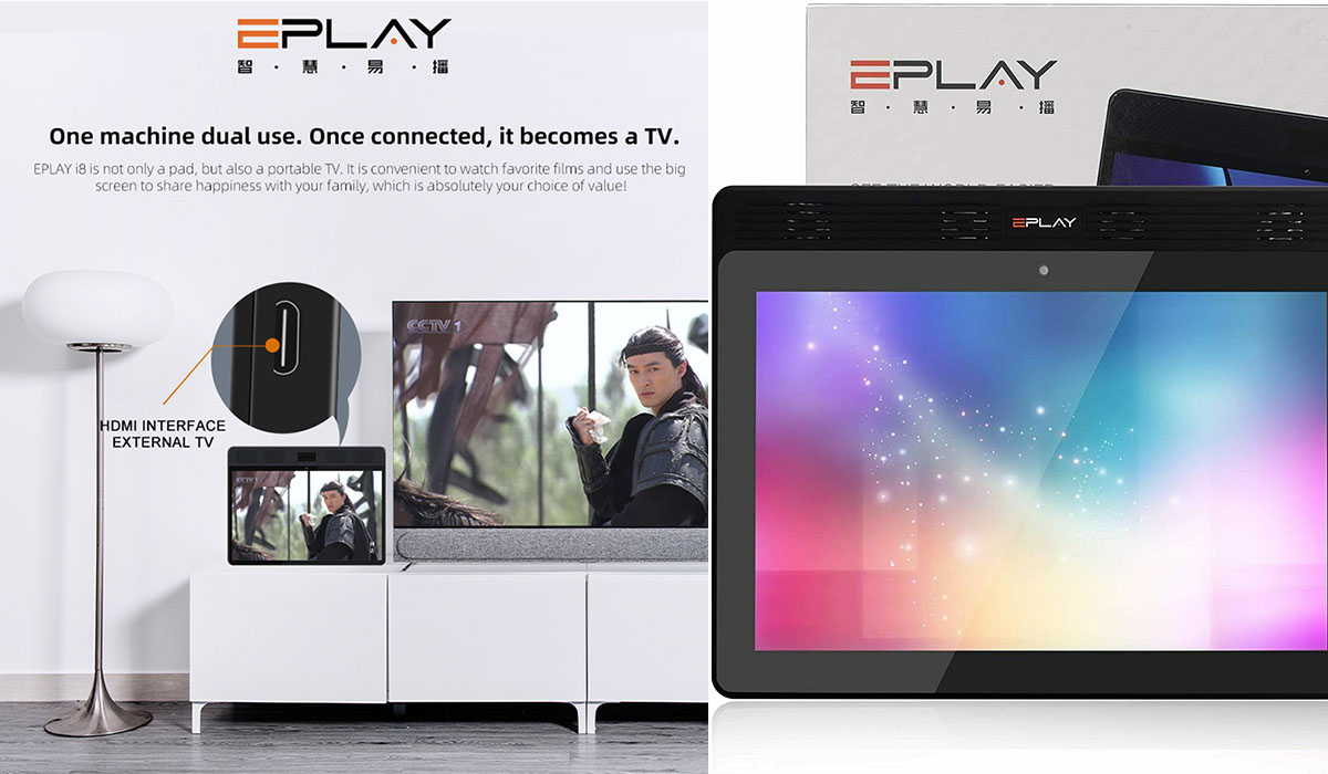 EPLAY Tablet i8テレビ/映像機器 - テレビ